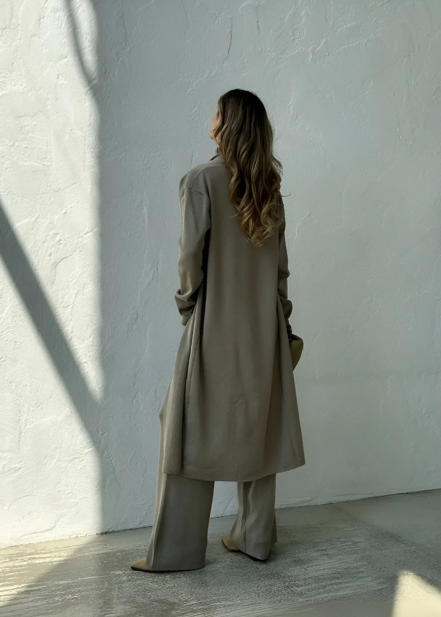 Bianca - Elegante Geribde Gebreide 3-Delige Loungewear Set