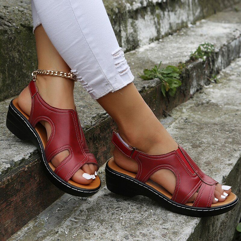 Nora – Orthopedische Zomersandalen met Open Neus