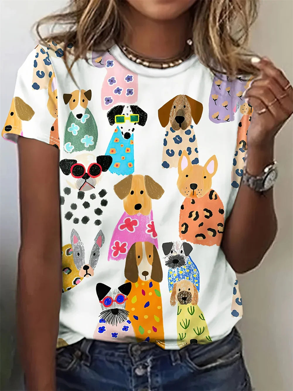 Cataleya – Overhemd met Dierenprint en Knopen