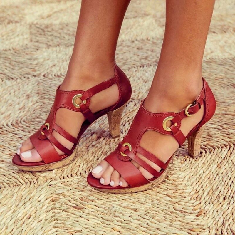 Aurelia - Chique Sandalen met Bandjes en Hak