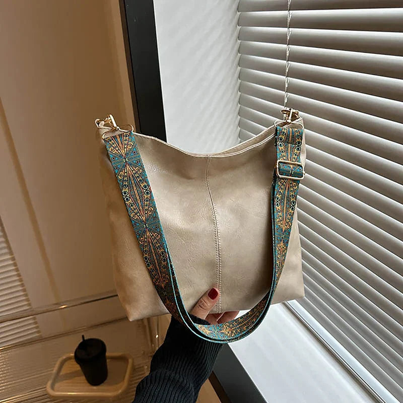 Alora – Vintage PU Leren Crossbody Schoudertas