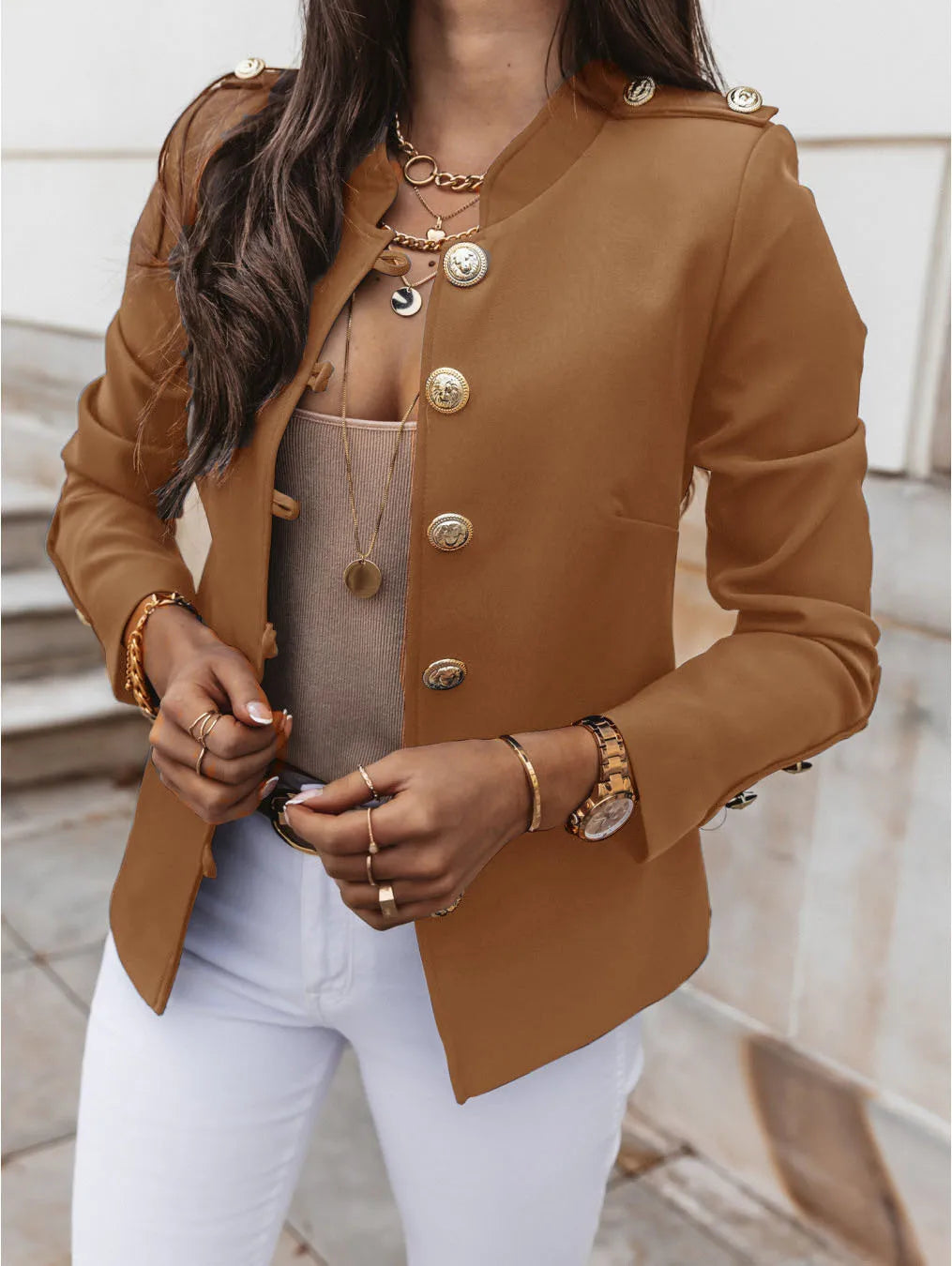 Herra – Elegante Jas met Knopen