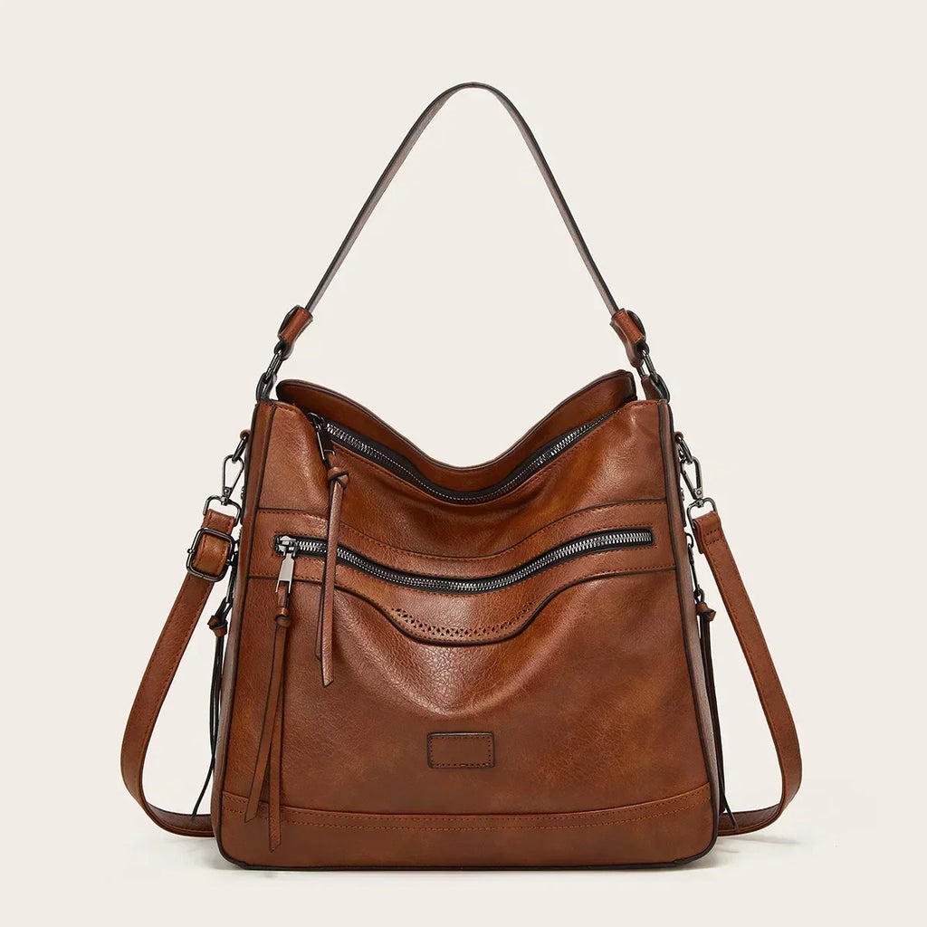 Estelle - Vintage Multi-Rits Tas
