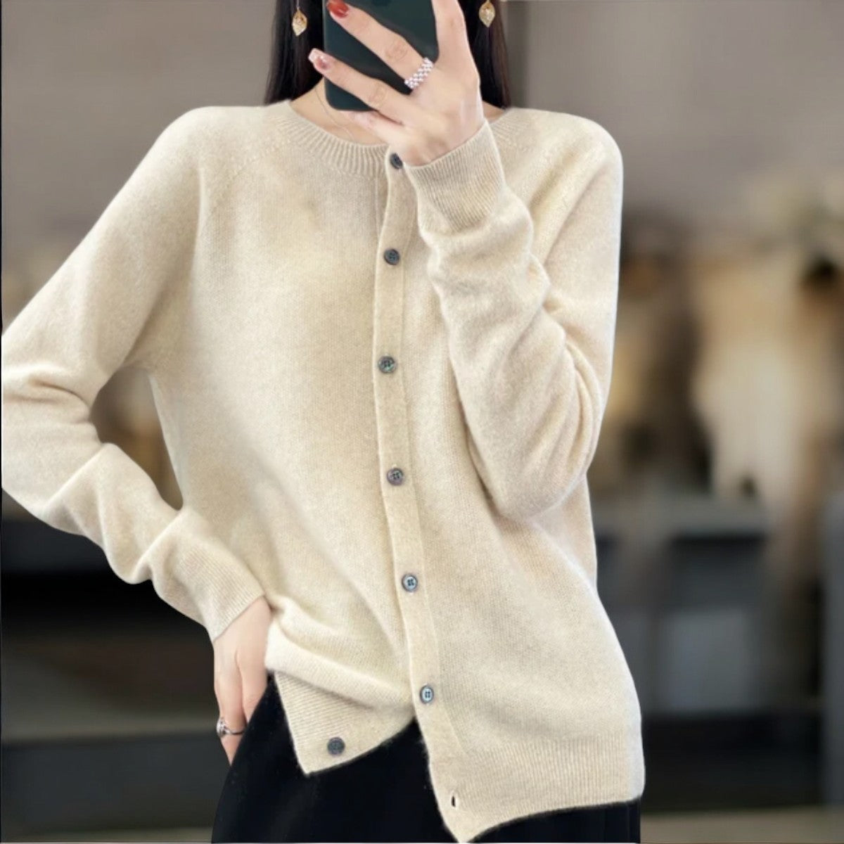 Kristi - Knusse Wolcardigan