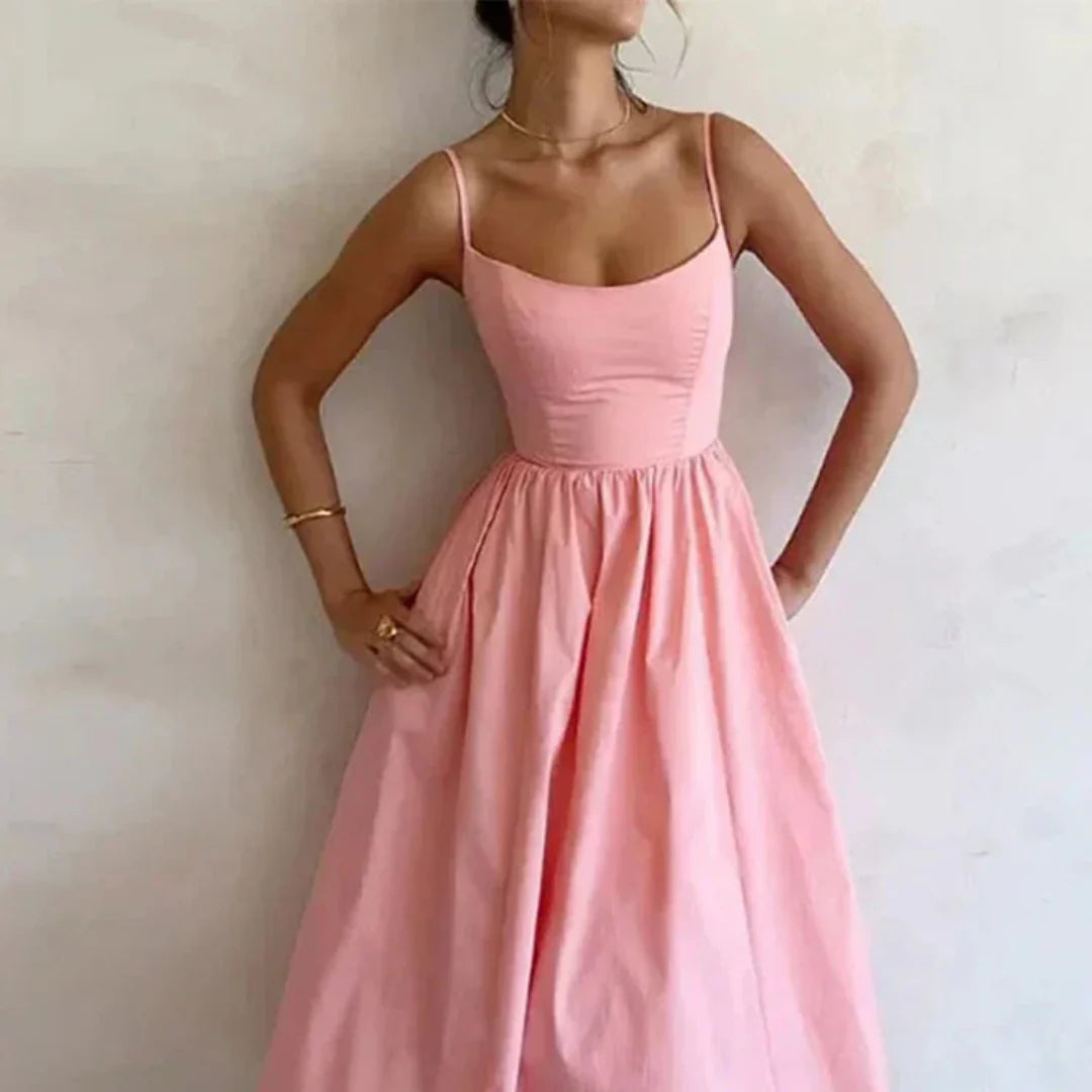 Fransien - Spaghettidrager Jurk