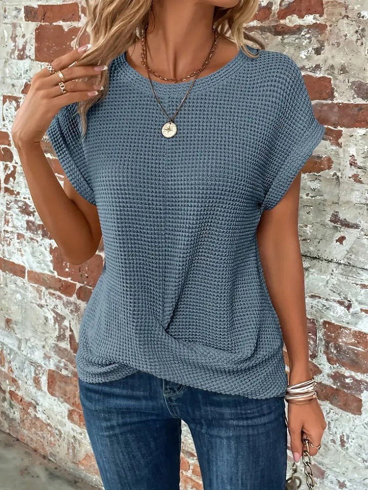 Elise - Chique, Relaxed T-shirt met Ronde Hals
