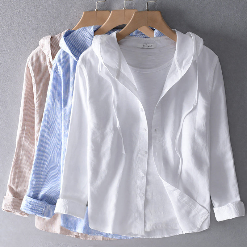 Marit - Lichtgewicht Blouse met Capuchon