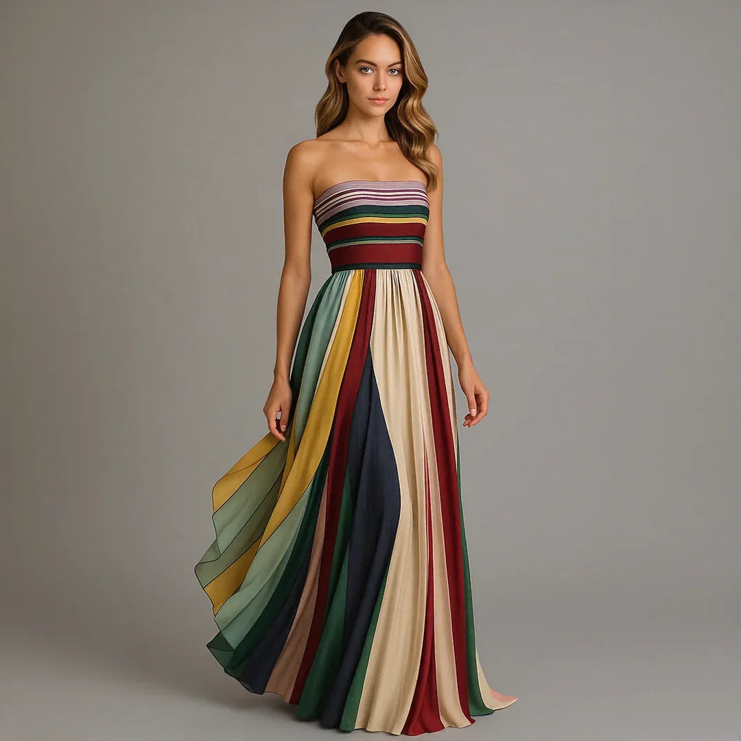 Cathelijne - Dames Maxi Dress Tube Top