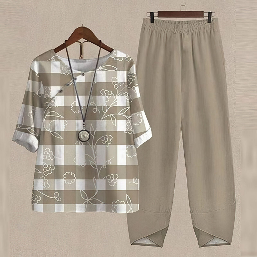 Gabriëlla - Comfortabele Blouse & Broek Set