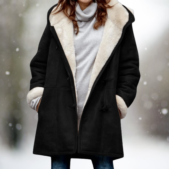 Chloe – Warme Suède Fleece Herfstjas
