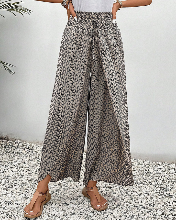 Sahara – Relaxte Broek met Wijde Pijpen
