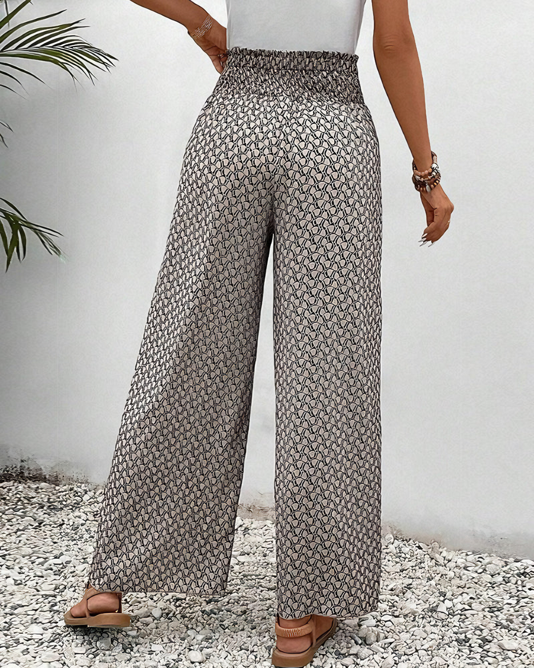 Sahara – Relaxte Broek met Wijde Pijpen