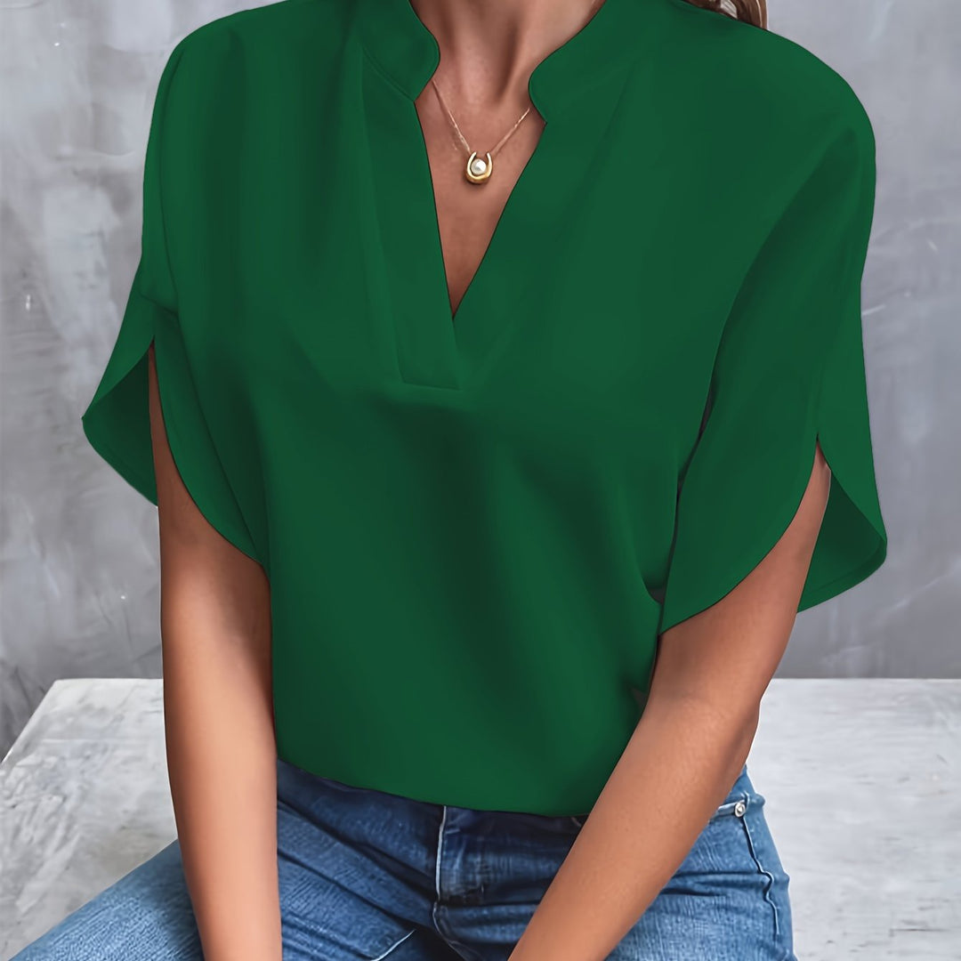 Hensley - Elegante V-Hals Blouse