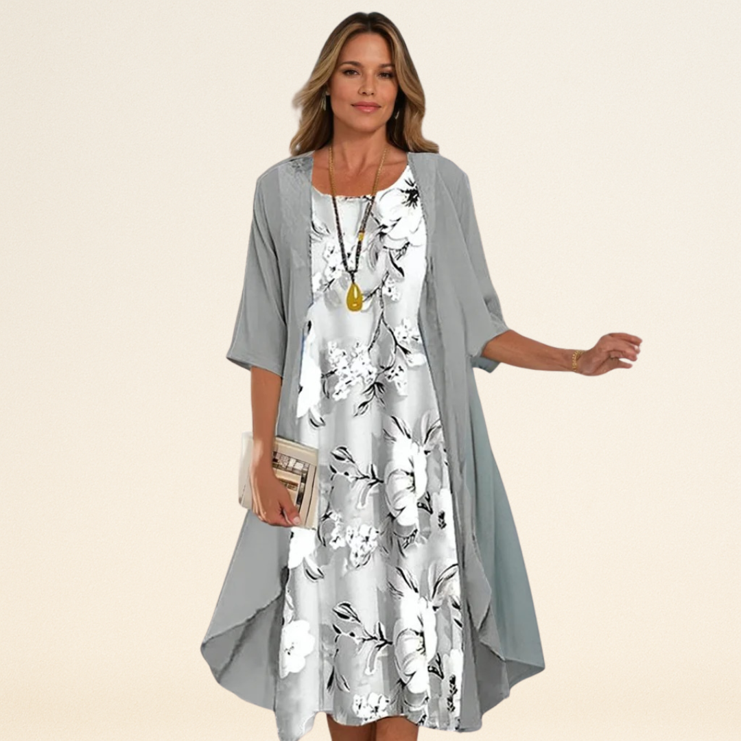 Viane – Elegante Bedrukte Jurk