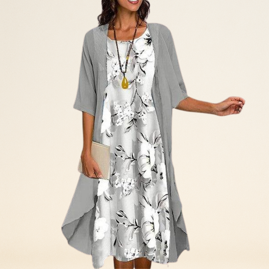 Viane – Elegante Bedrukte Jurk