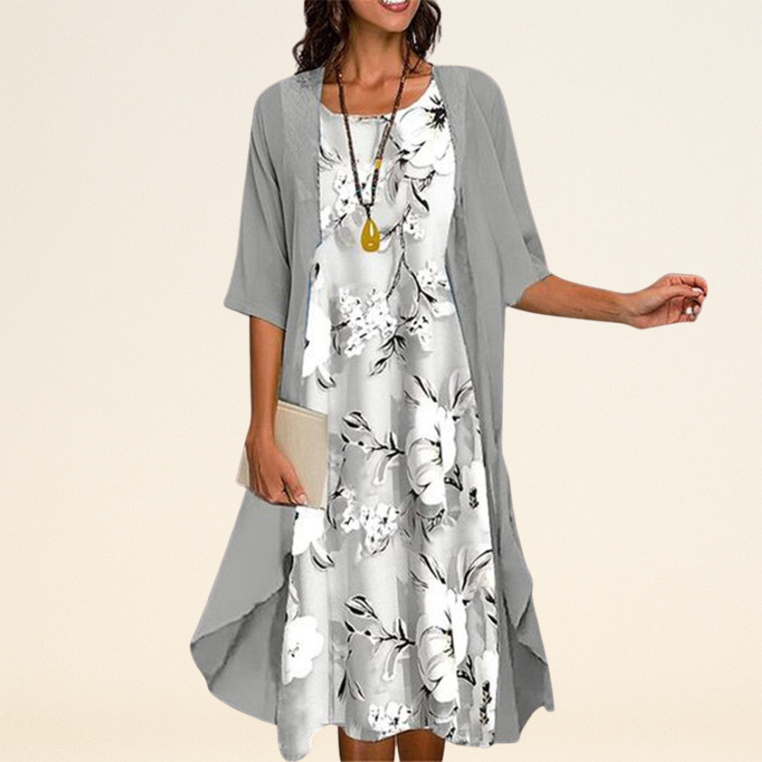 Viane – Elegante Bedrukte Jurk