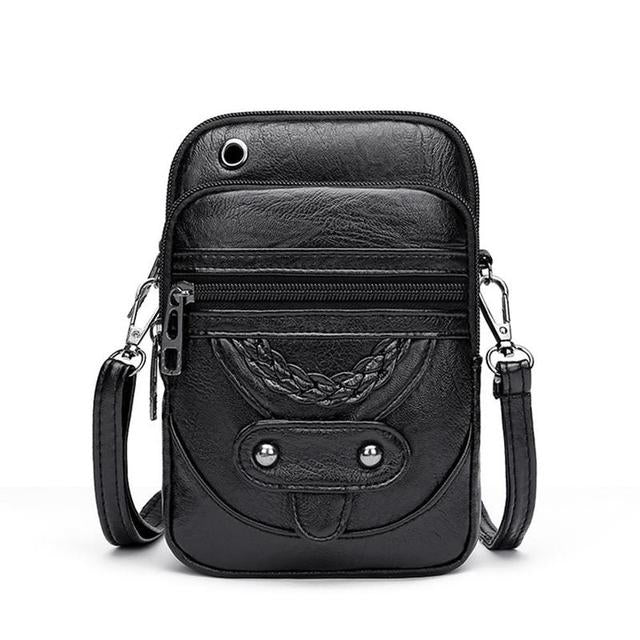 Marisela - Vintage Gevlochten Crossbody Tas