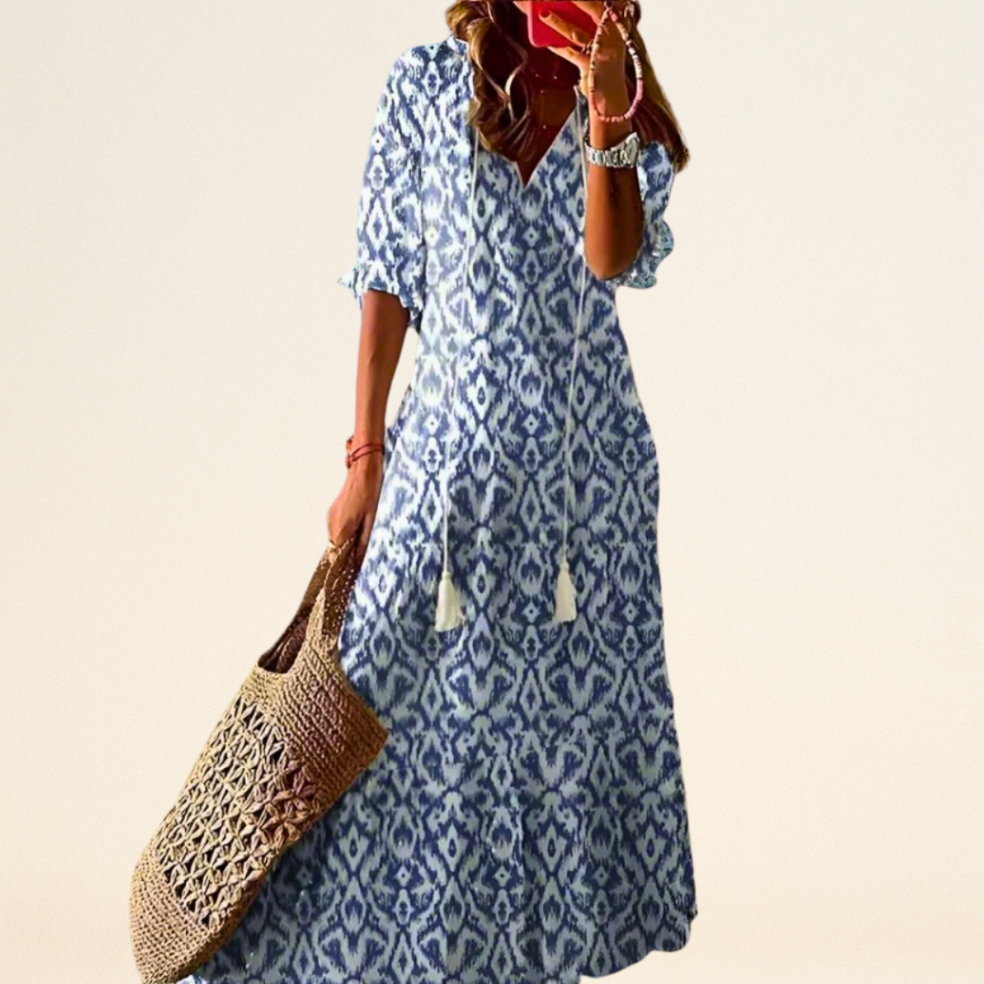 Yolly - Boho Jurk met Buikbedekking