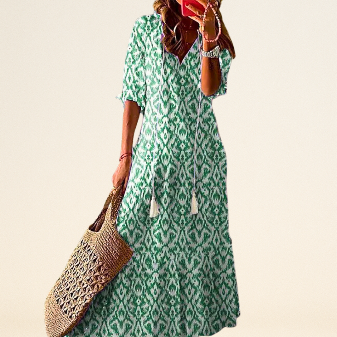 Yolly - Boho Jurk met Buikbedekking