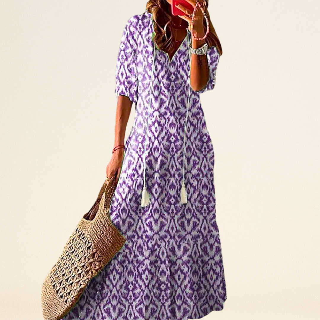 Yolly - Boho Jurk met Buikbedekking