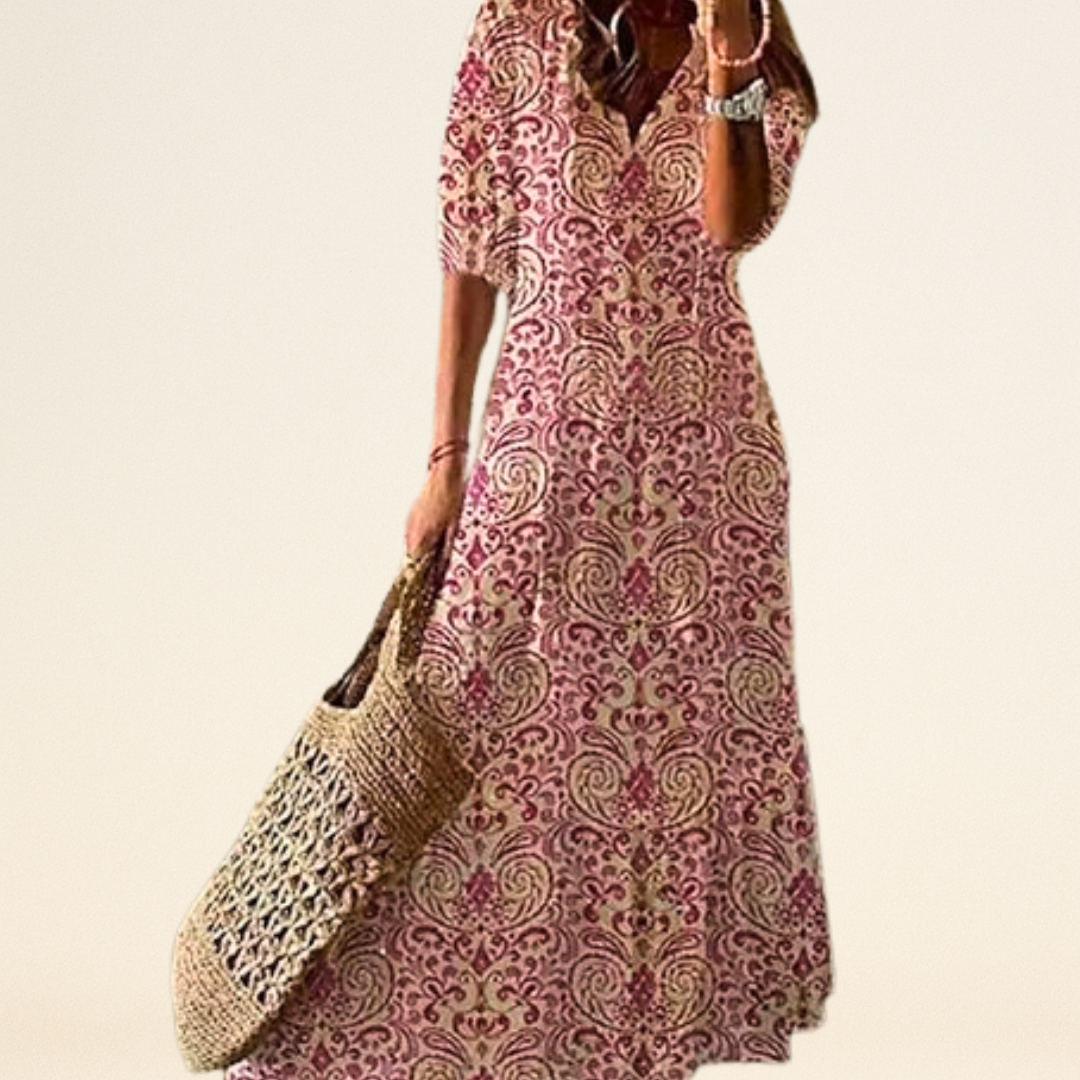 Yolly - Boho Jurk met Buikbedekking