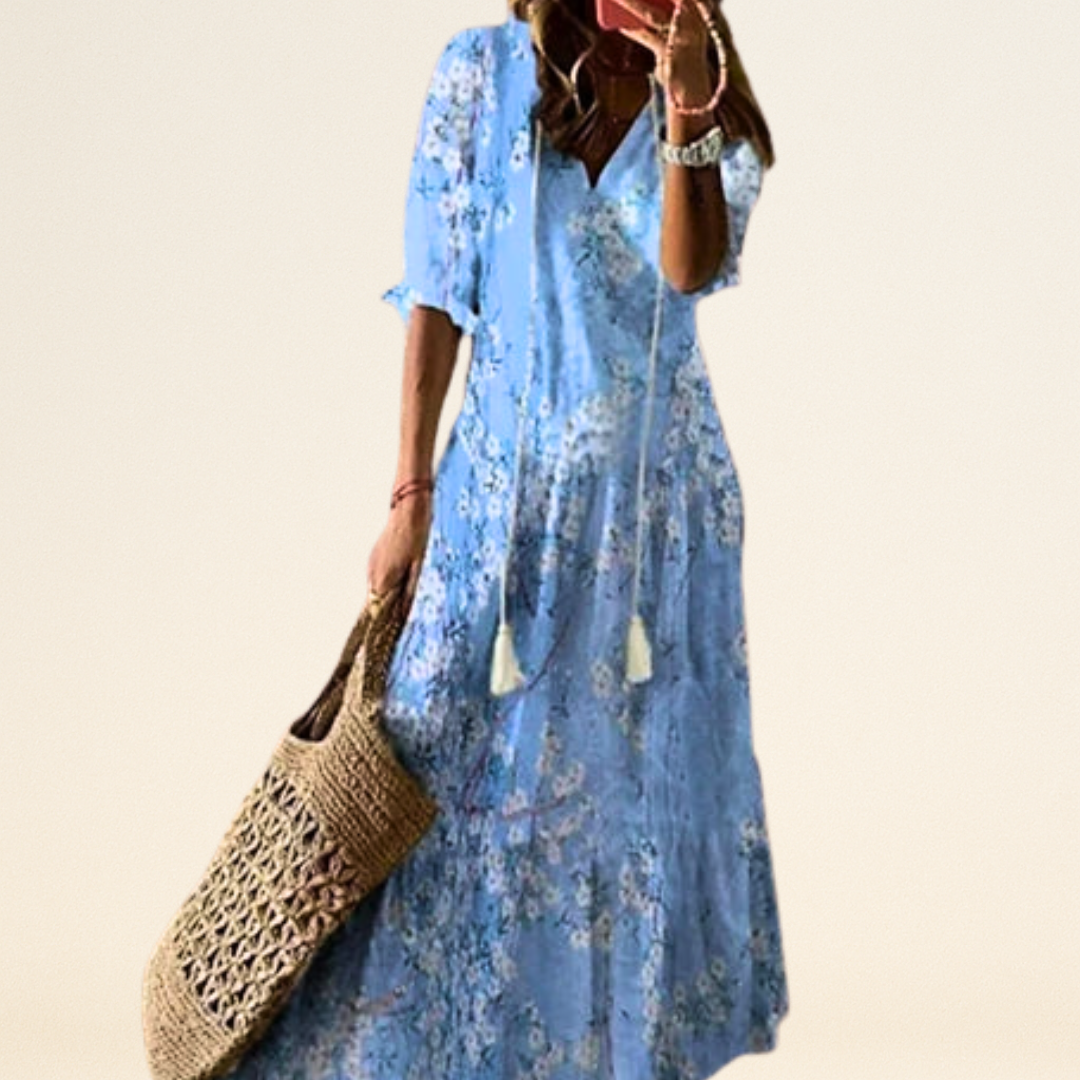 Yolly - Boho Jurk met Buikbedekking