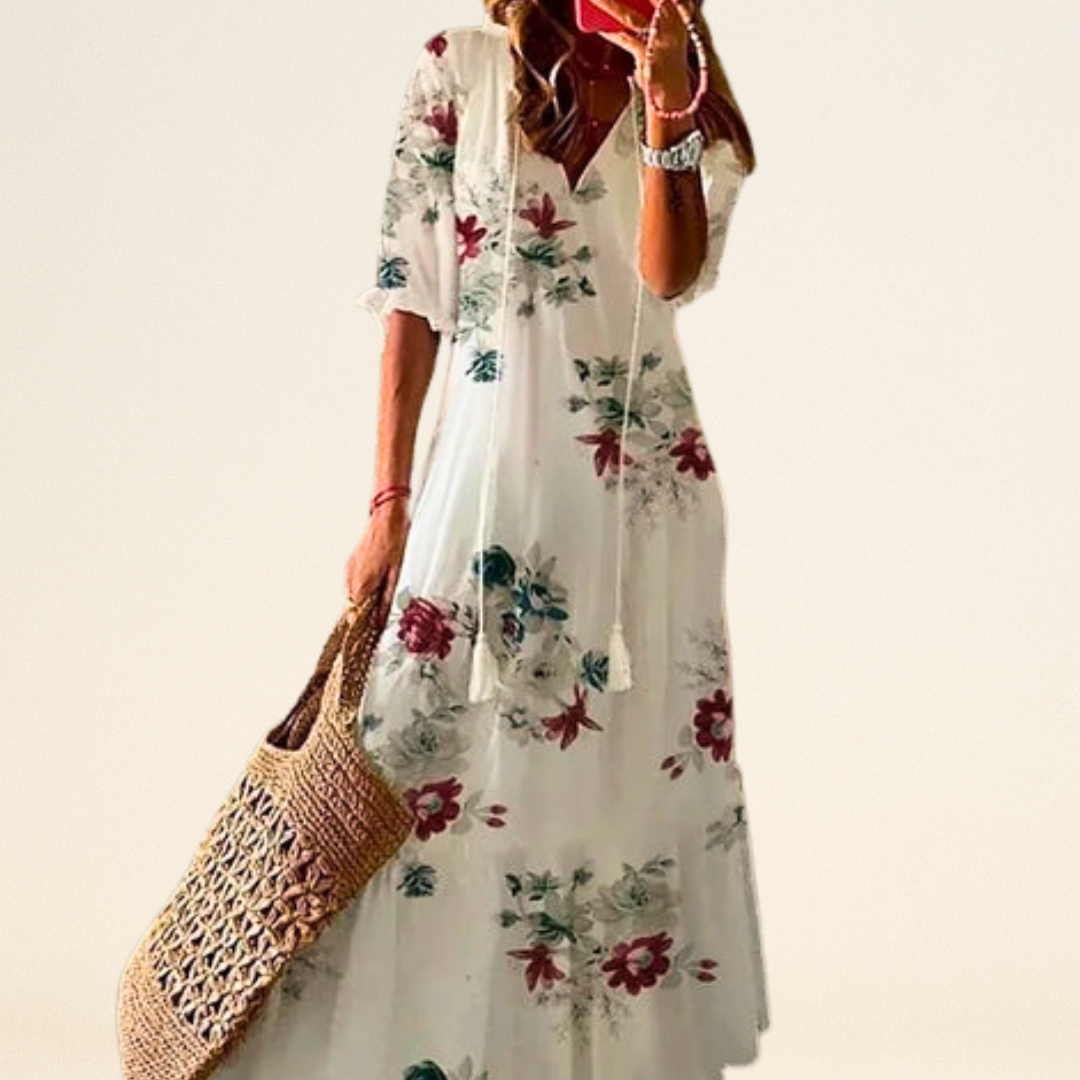 Yolly - Boho Jurk met Buikbedekking