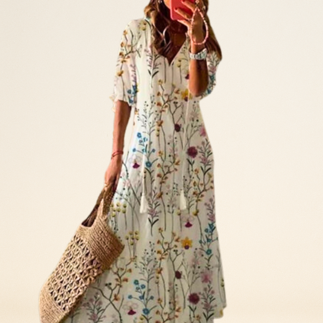 Yolly - Boho Jurk met Buikbedekking