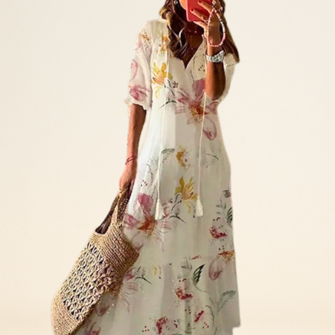 Yolly - Boho Jurk met Buikbedekking