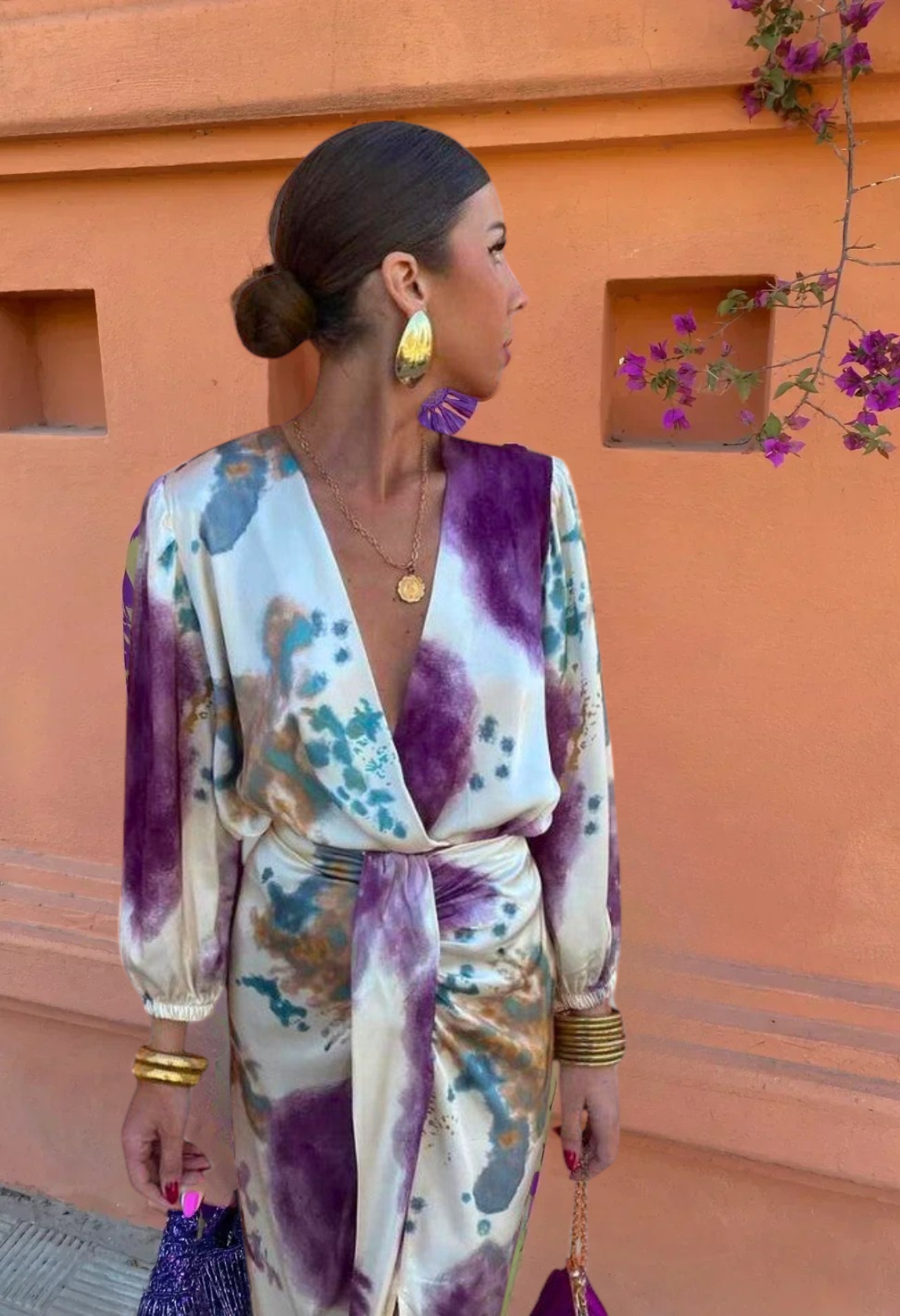 Emmas® | Elegante V-hals jurk