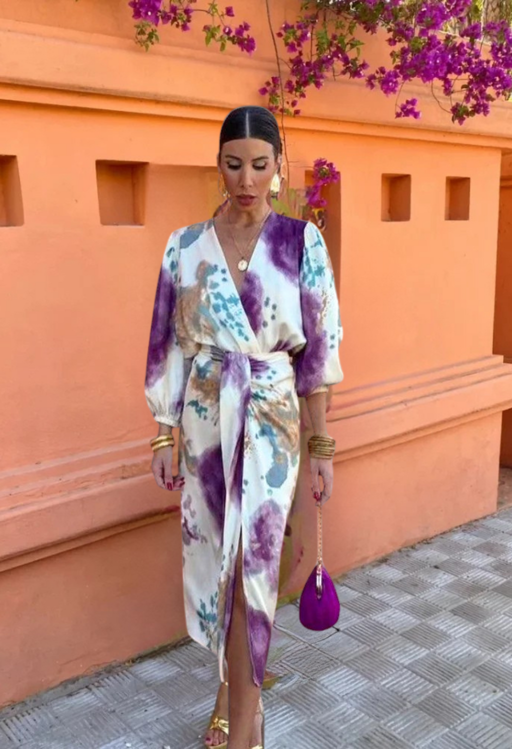 Emmas® | Elegante V-hals jurk