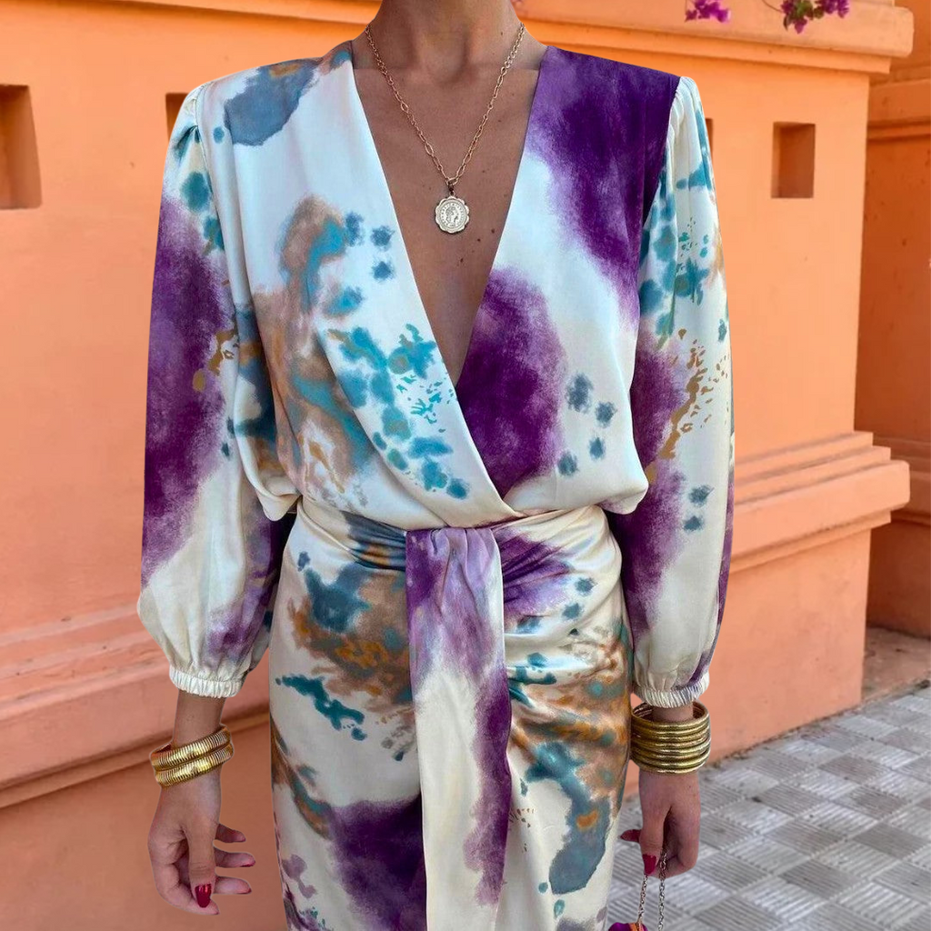 Emmas® | Elegante V-hals jurk