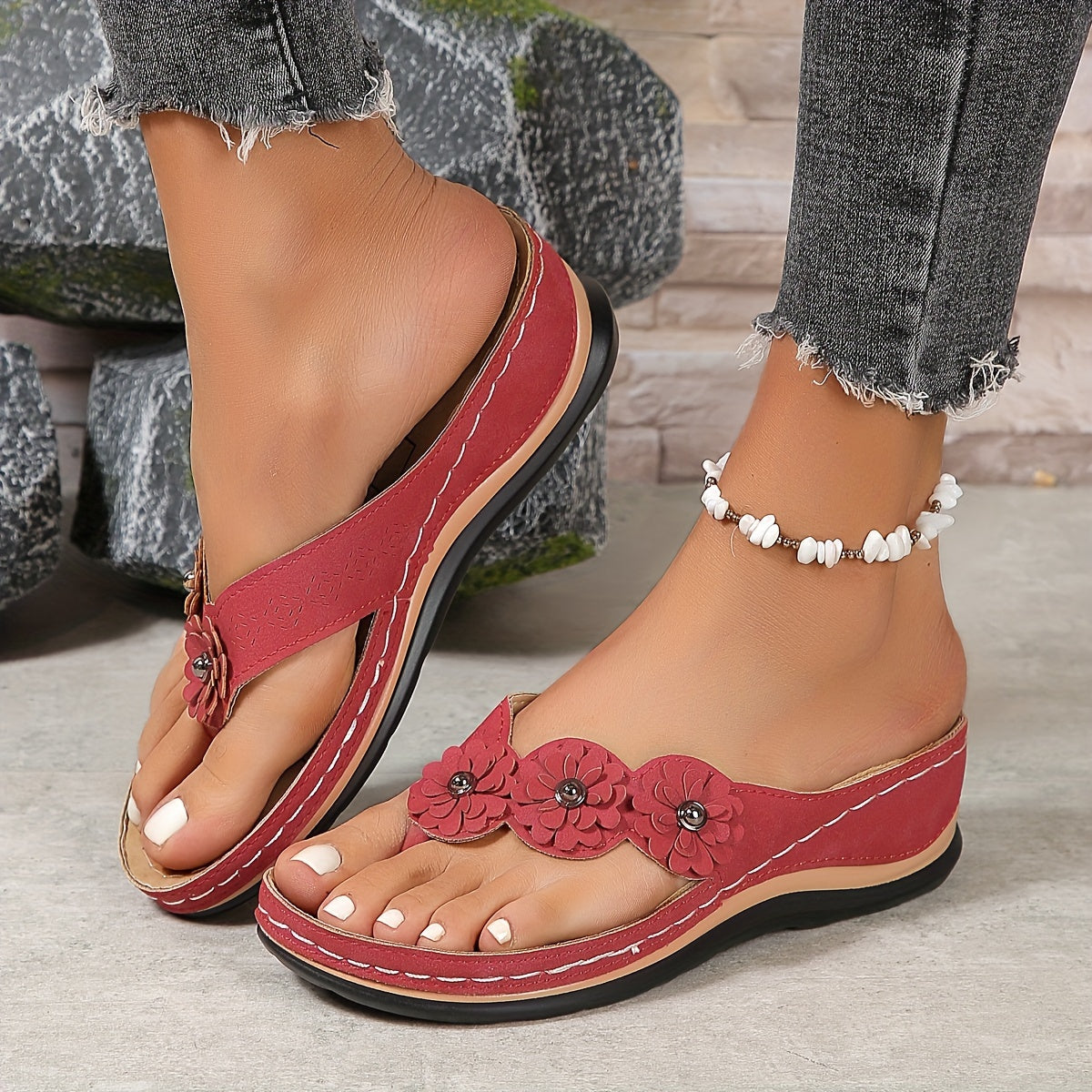 Adele - Comfortable Summer Slip-On Orthopedic Sandals