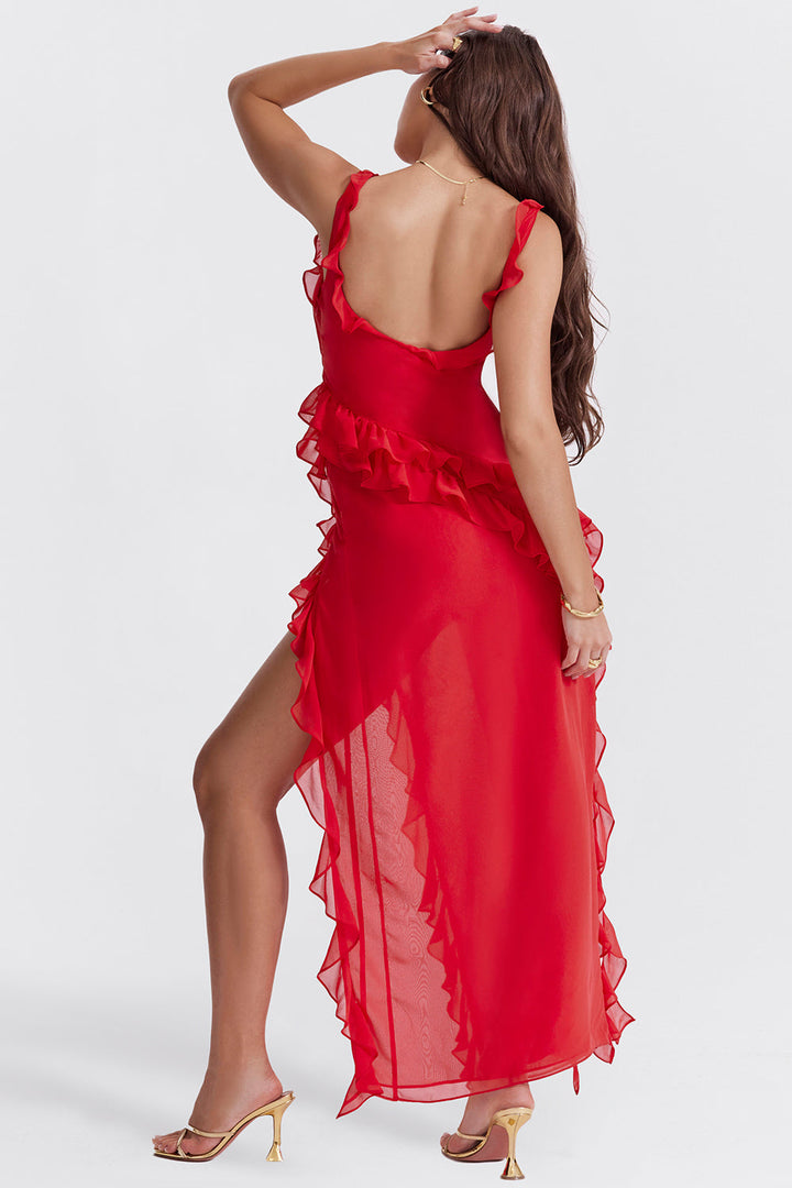 Emmas® | Stralende Jurk met Ruffles
