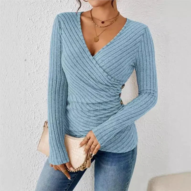 Jade – Afslankende Tummy Tuck Top met Lange Mouwen