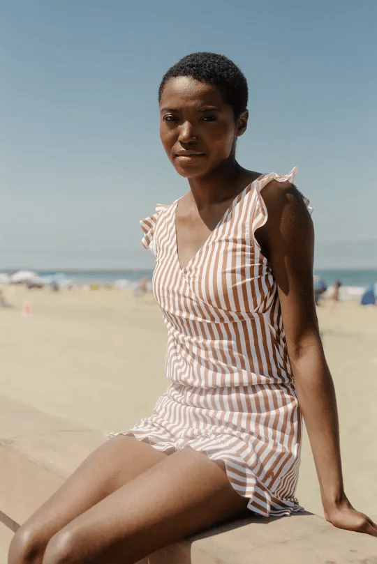 Sanne - Badpak Met Volants & Borstondersteuning