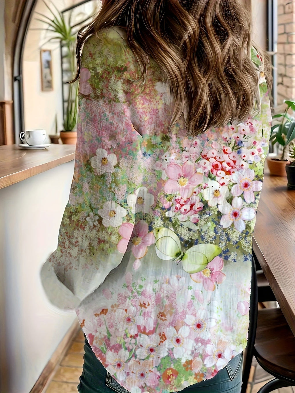 Mireya – Vrolijk Bloemenblouse