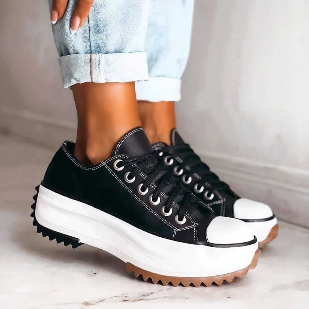 Maria - Premium Gevoerde Plateau Sneakers
