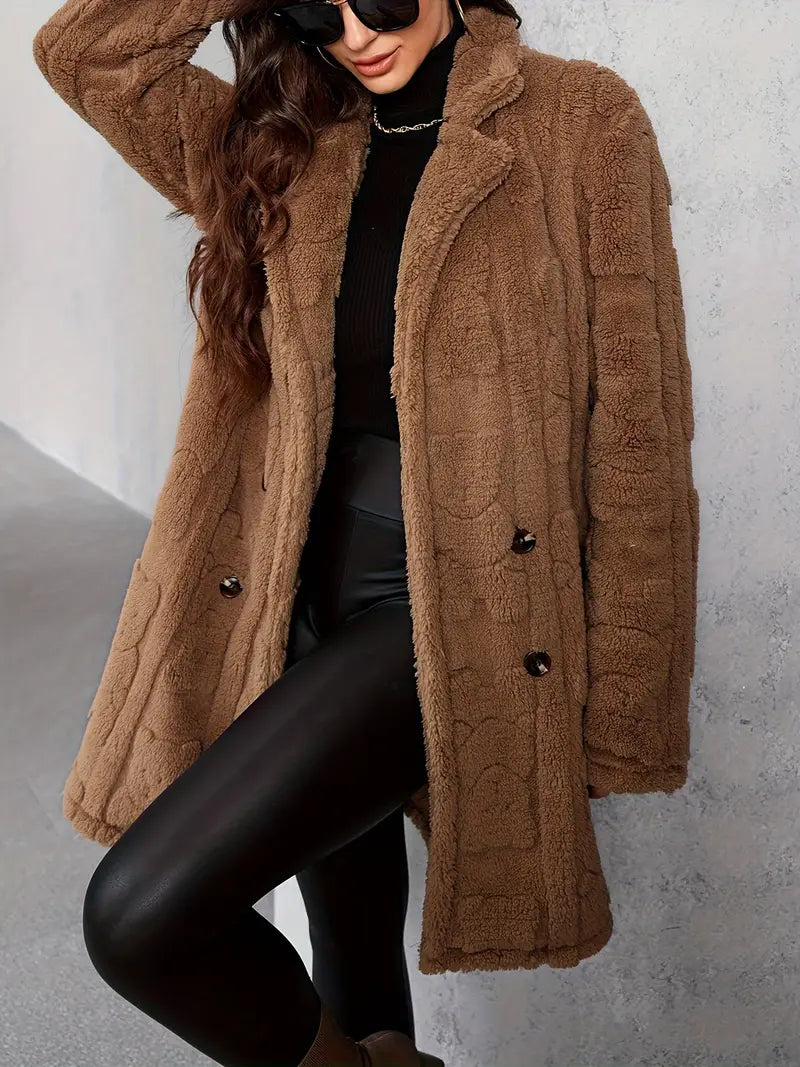 Seraphina – Getextureerde Winterjas