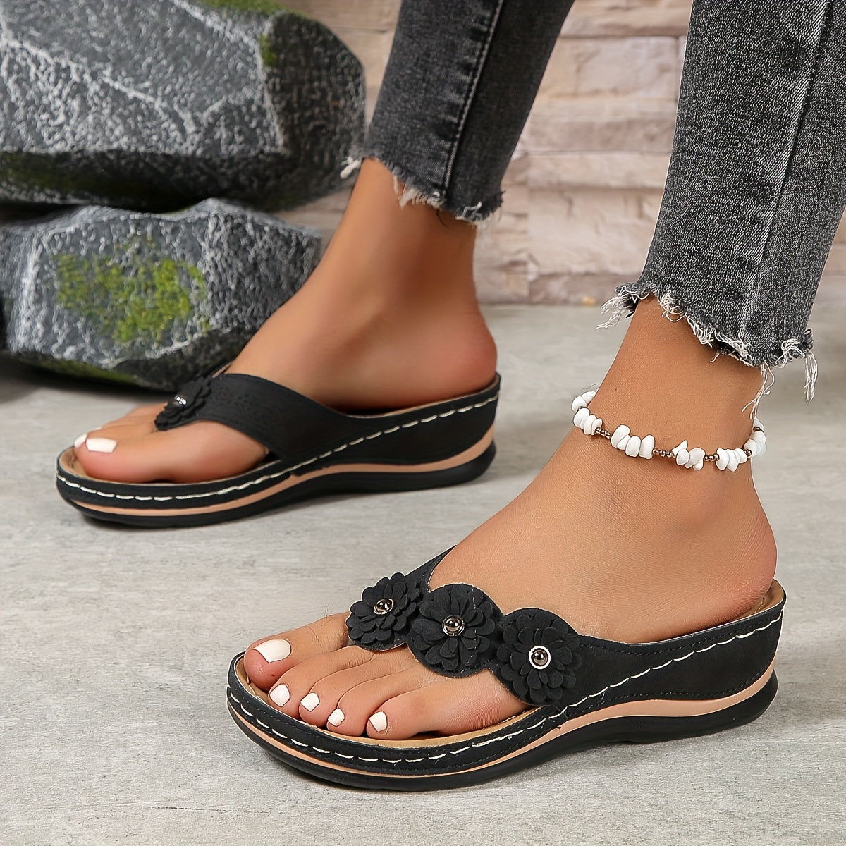 Adele - Comfortable Summer Slip-On Orthopedic Sandals