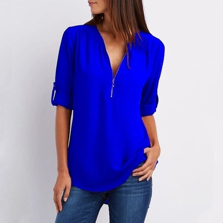 Lizzy – Elegante Top met Rits