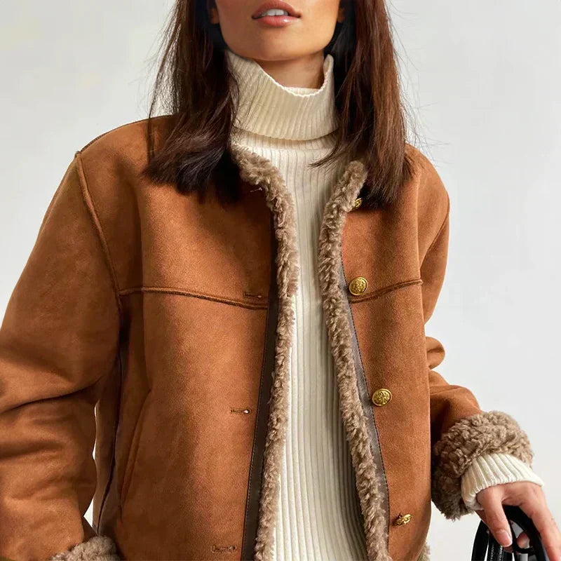 Gabriella – Gezellige Shearling Jas