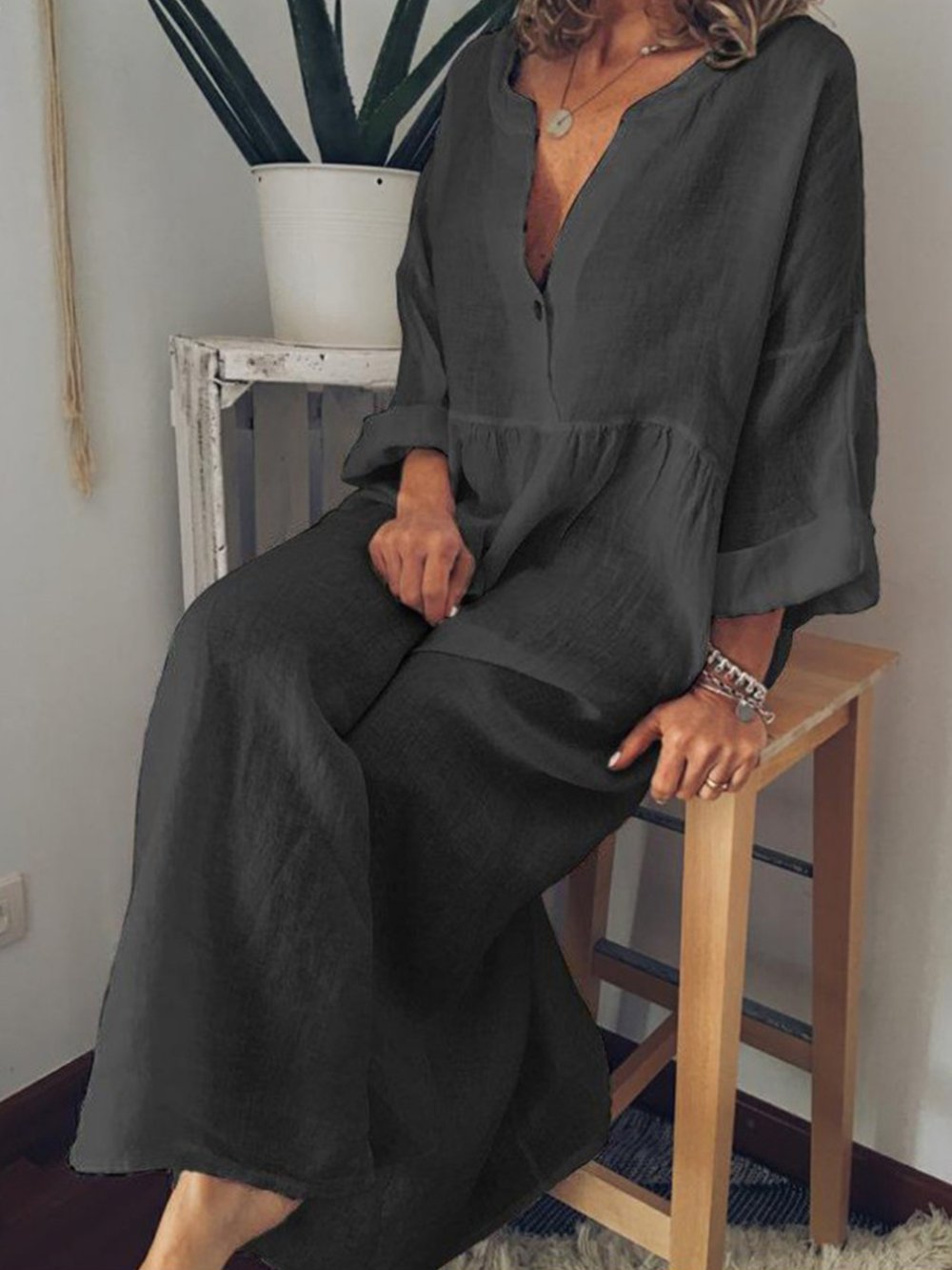 Elisora – Minimalistische Luxe Jurk