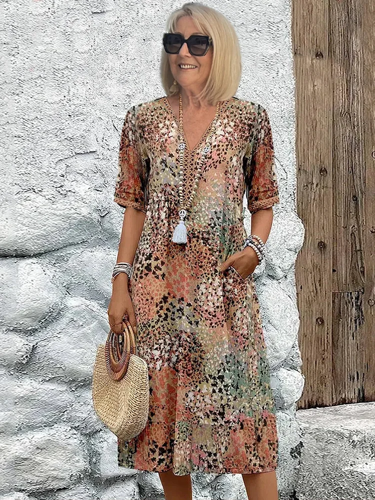 Florencia – Levendige Midi-jurk