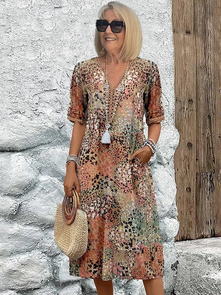 Florencia – Levendige Midi-jurk