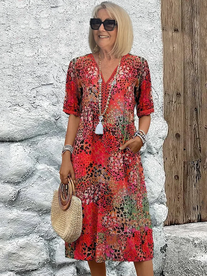 Florencia – Levendige Midi-jurk
