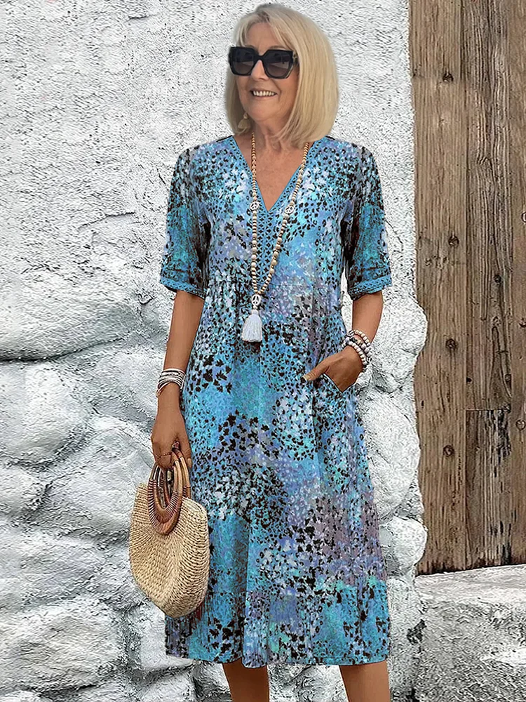 Florencia – Levendige Midi-jurk