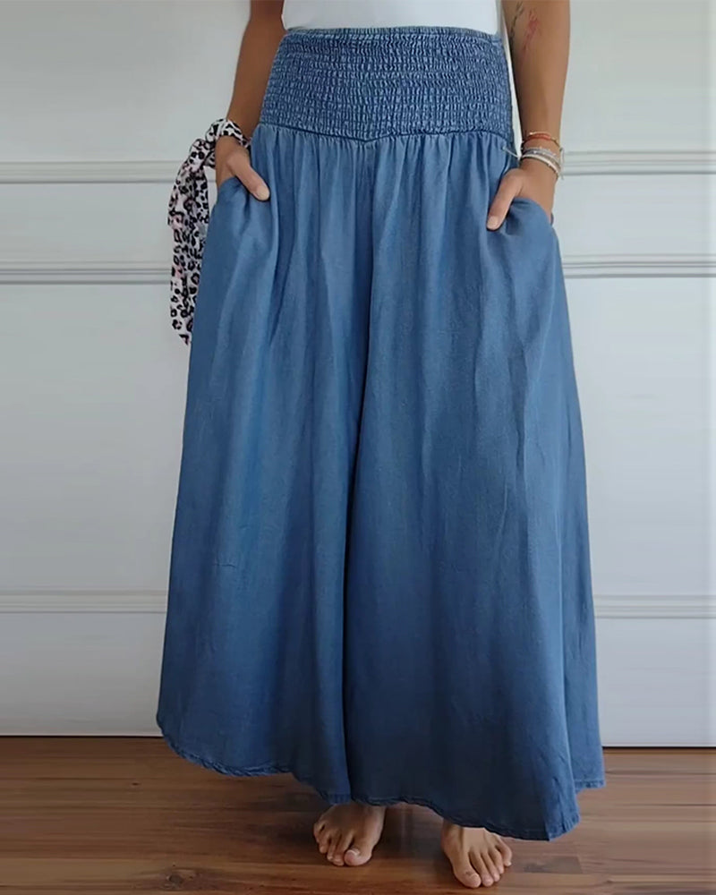 Mira – Broek met Elastische Tailleband