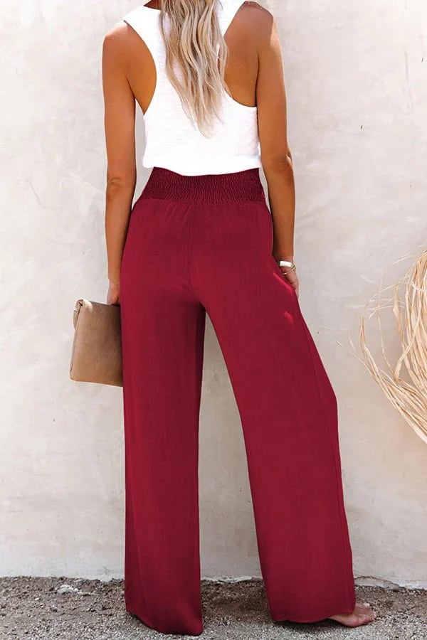 Riana - Relaxte High-Waist Broek