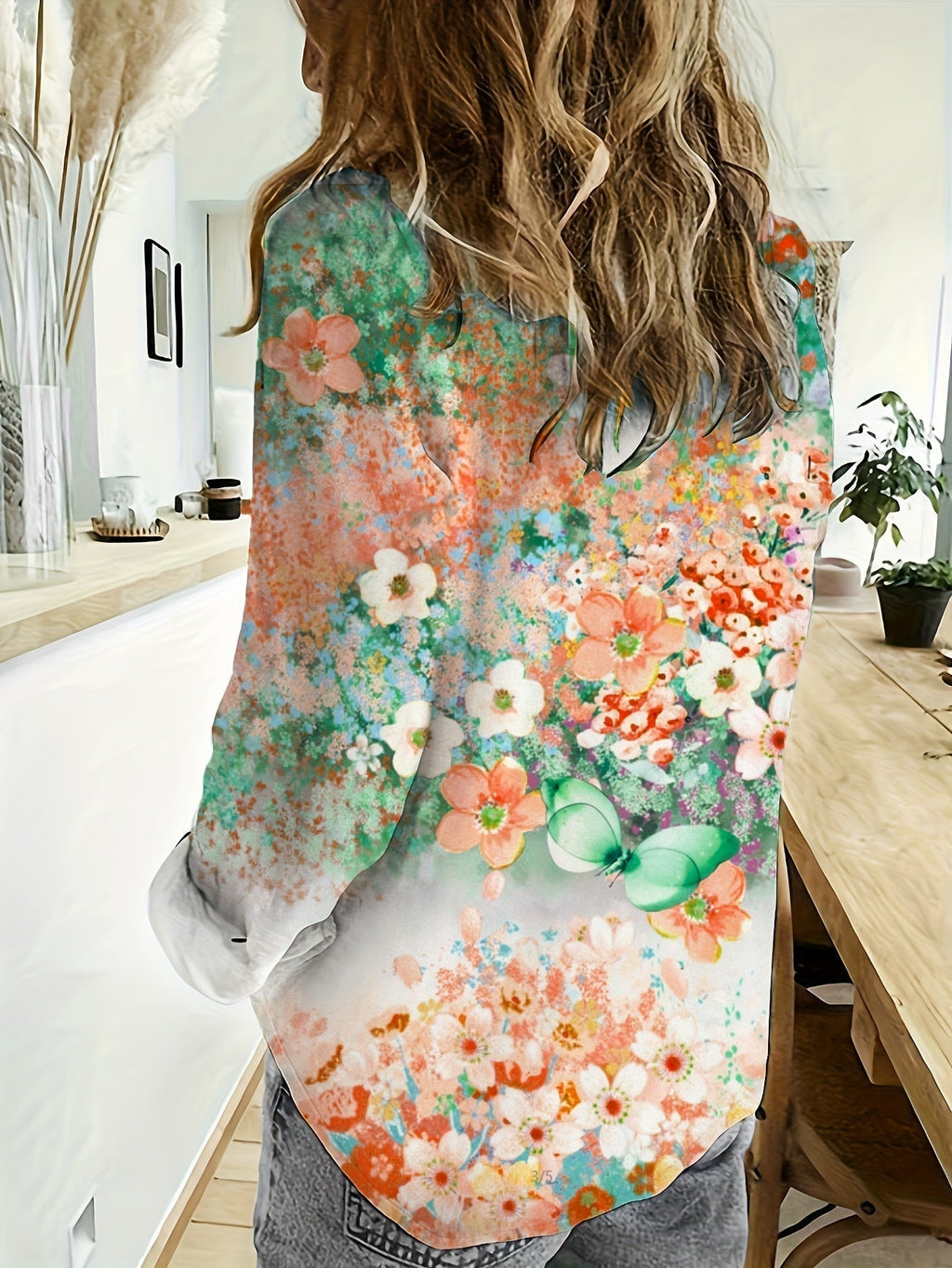 Mireya – Vrolijk Bloemenblouse